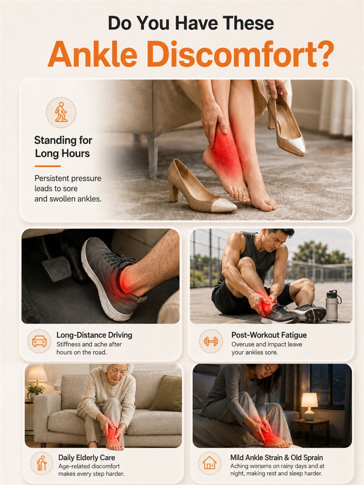 전기 열 및 진동 발목 손목 마사지기 온찜질 요법 발목 - Ankle Brace Support 리뷰 및 가격