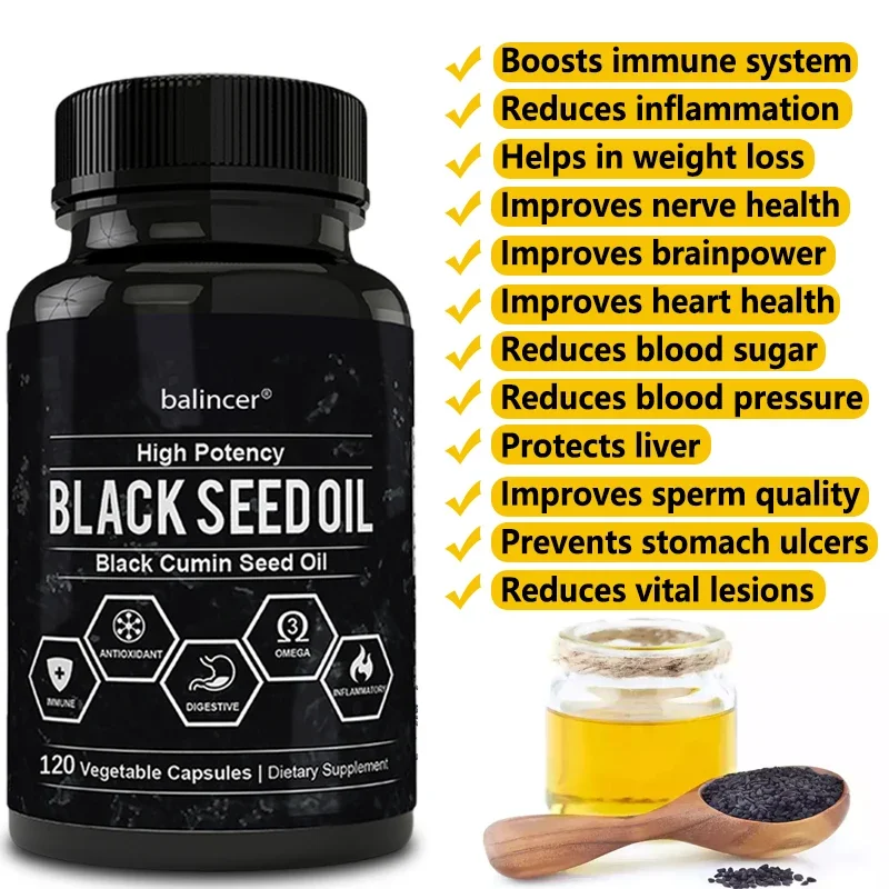 블랙 커민 씨 오일-면역, 심혈관, 모발, 피부, 소화 - Health And Wellness Promotion 리뷰 및 가격