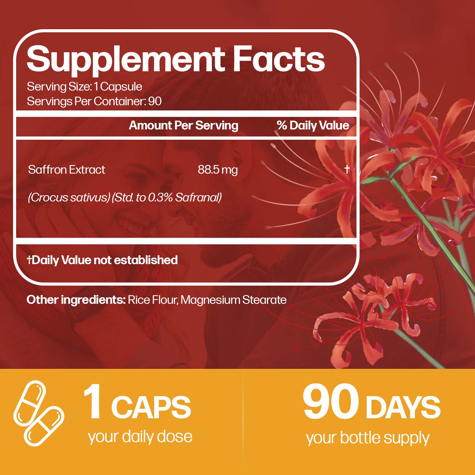 사프란 추출물 캡슐, 항산화 일일 건강 보조제, 눈 건 - Health And Wellness Promotion 리뷰 및 가격