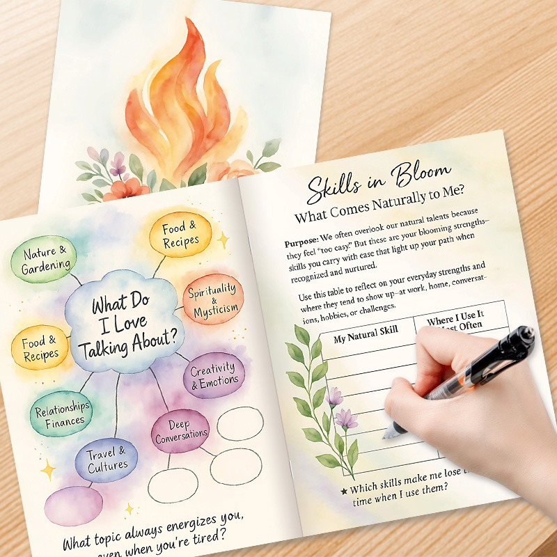 신상품 FIND YOUR FIRE 가이드북 내면의 빛을 - Your Health Wellness 리뷰 및 가격