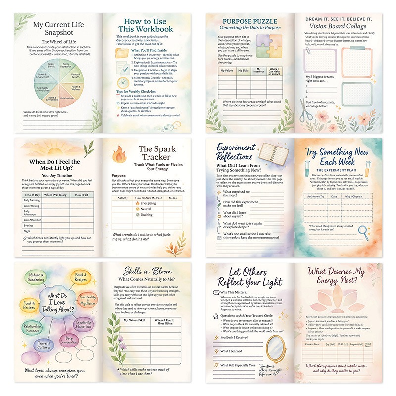 신상품 FIND YOUR FIRE 가이드북 내면의 빛을 - Your Health Wellness 리뷰 및 가격