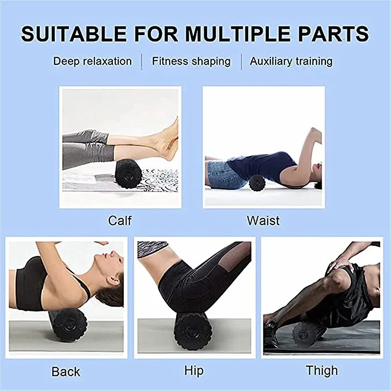 4 단 진동 전기 요가 마사지 폼, 피트니스 롤러 등받 - Health Wellness And Fitness 리뷰 및 가격