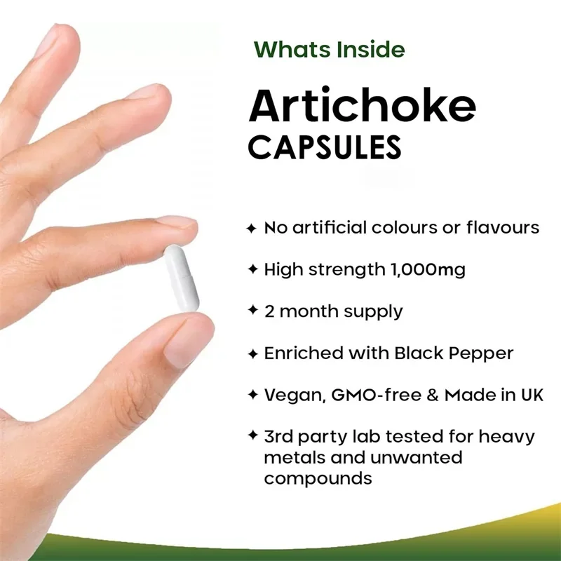 아티초크 1000mg 캡슐 - 간 건강과 소화 시스템에 - Health And Wellness Promotion 리뷰 및 가격