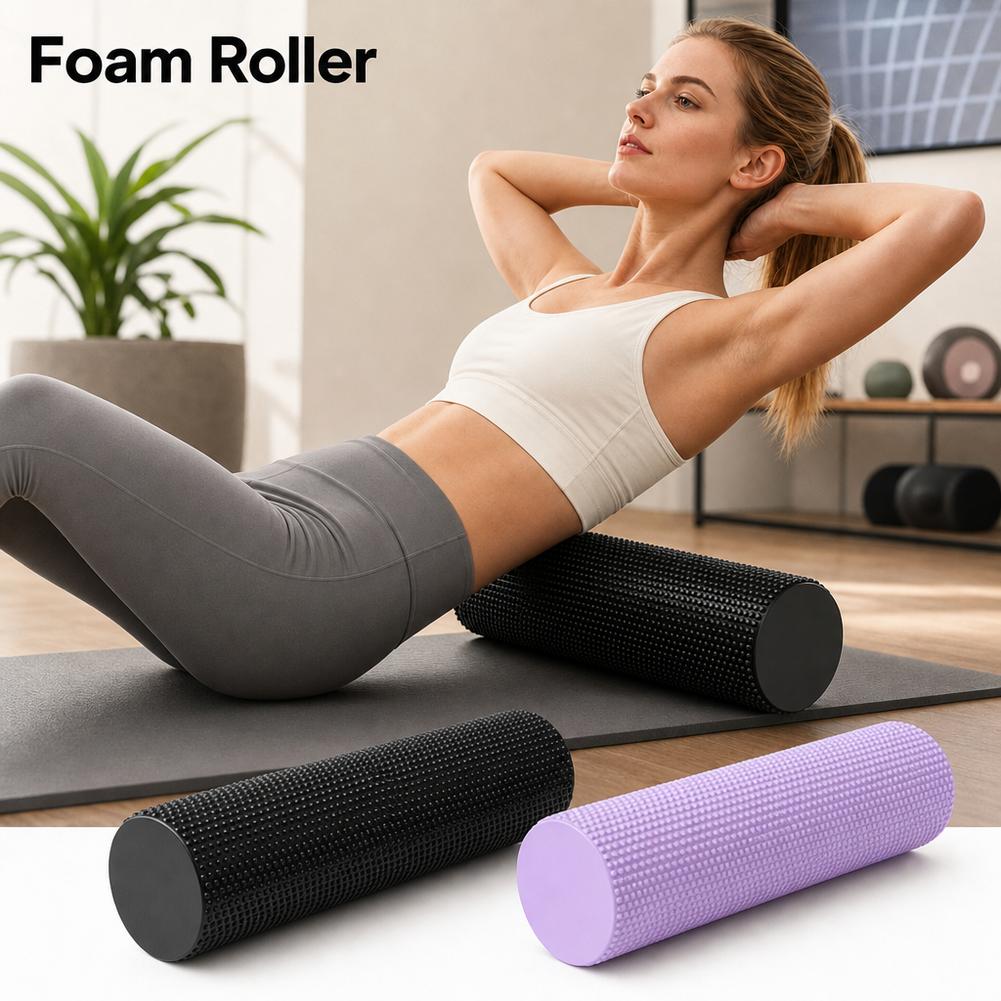 EVA 요가 폼롤러 고밀도 운동 회복 바디 쉐이핑 필라 - Health Wellness And Fitness 리뷰 및 가격