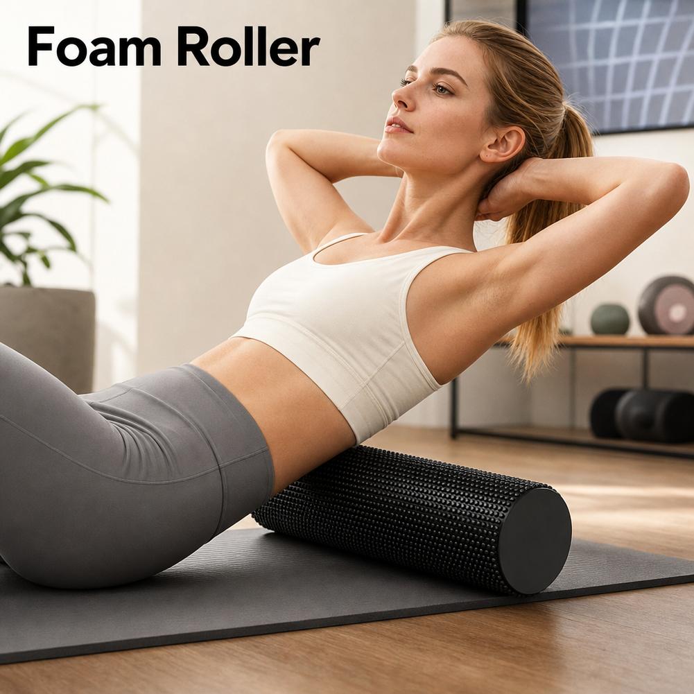 EVA 요가 폼롤러 고밀도 운동 회복 바디 쉐이핑 필라 - Health Wellness And Fitness 리뷰 및 가격