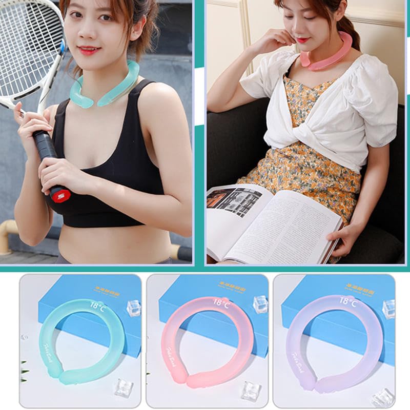 여름용 목 쿨링 링 휴대용 재사용 가능 목 마사지기 쿨 - Health Wellness And Fitness 리뷰 및 가격